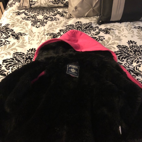 Victoria Secret Pink Fur Sweatshirt - Picture 2 of 7